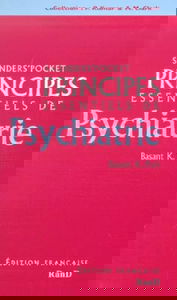 Principes essentiels de psychiatrie