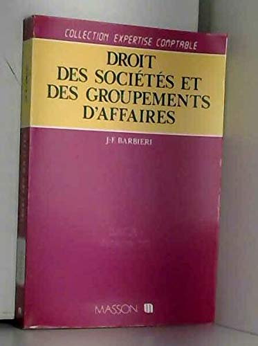 Droit des sociétés et des groupements d'affaires