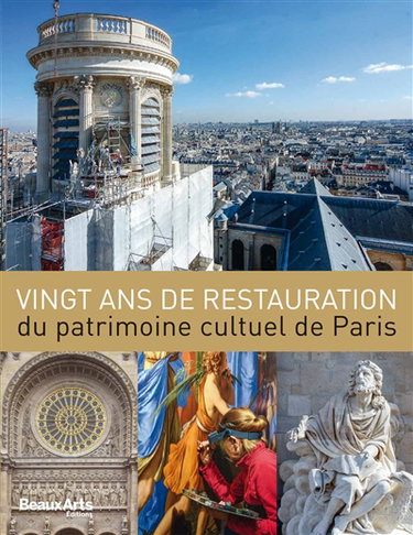 Couverture de Vingt ans de restauration du patrimoine cultuel de Paris par Anne Hidalgo