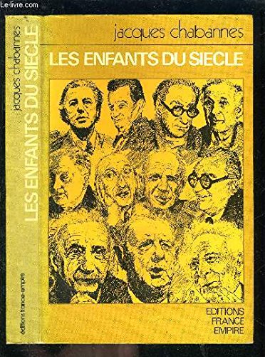 Couverture de Les Enfants Du Siècle