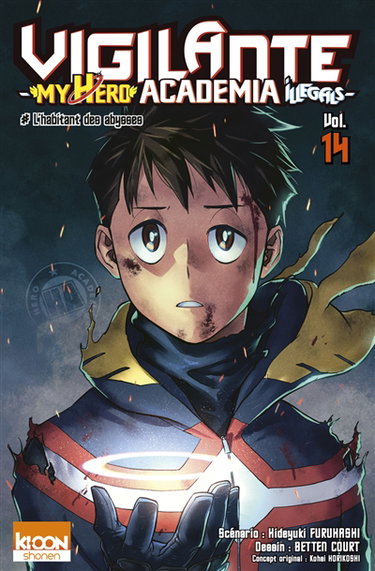Couverture de Vigilante, my hero academia illegals. Vol. 14. L'habitant des abysses