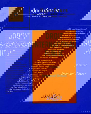Droit international public, 3e édition