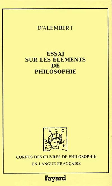 Couverture de Essai sur les éléments de philosophie ou Sur les principes des connaissances humaines : 1759
