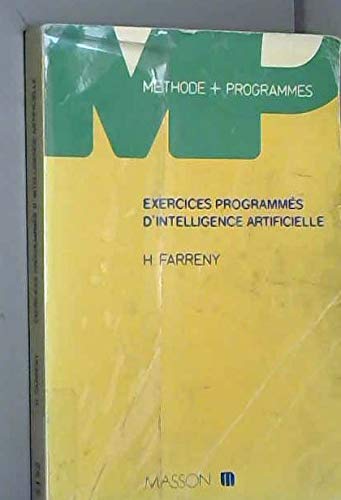 Exercices programmés d'intelligence artificielle