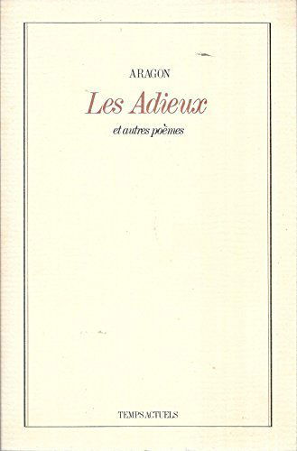 Les adieux et autres poèmes