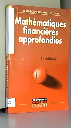 MATHEMATIQUES FINANCIERES APPROFONDIES