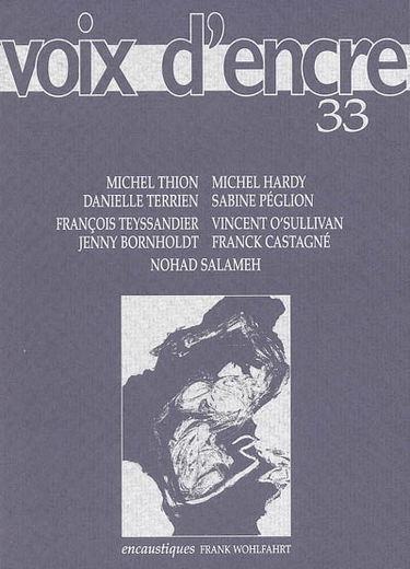 Voix d'encre, n° 33