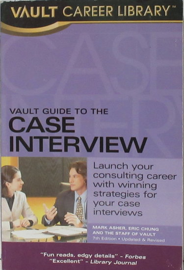 Couverture de Vault Guide to the Case Interview