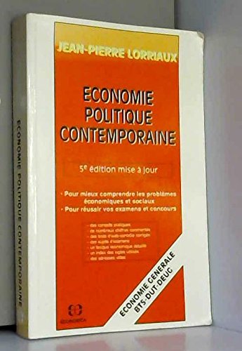 Economie politique contemporaine