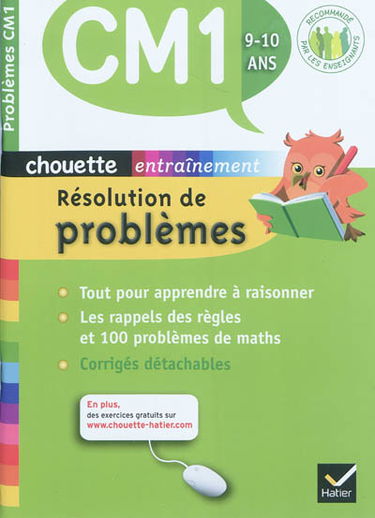 Résolution de problèmes CM1, 9-10 ans