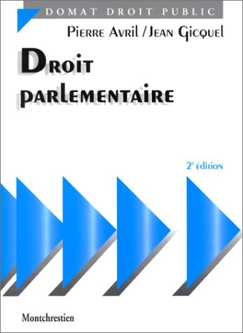 Droit parlementaire, 2e édition