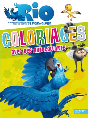 Couverture de Rio : mon livre de coloriages par Hachette
