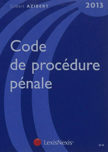 Code de procédure pénale 2013