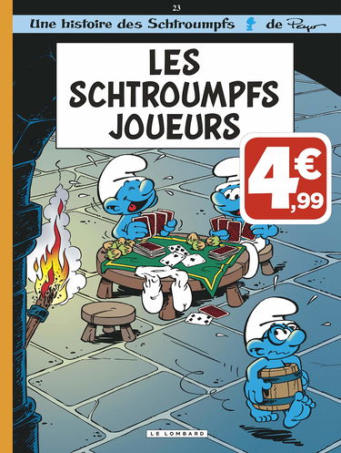 Les Schtroumpfs Lombard - Tome 23 - Les Schtroumpfs joueurs