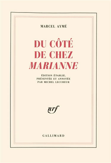 Du côté de chez Marianne : chroniques 1933-1937