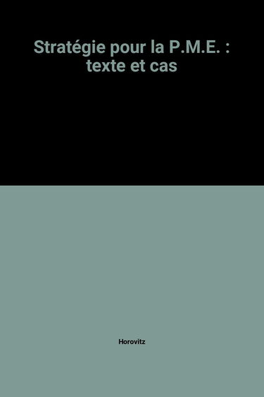 Stratégie pour la PME