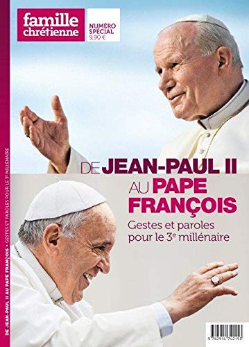 Couverture de De jean-paul ii au pape francois : gestes et paroles pour le 3e millenaire par Collectif
