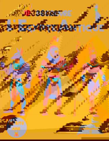 Découvre L'Égypte Antique - de 8 à 12 ans: apprendre l’histoire de la mythologie égyptienne avec ce livre d’Egypte pour enfants et adolescents passionnant.