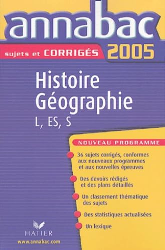 Histoire-Géographie L, ES, S
