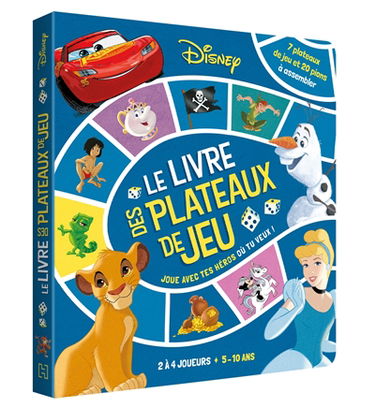 Le livre des plateaux de jeux : 7 plateaux de jeu et 20 pions à assembler