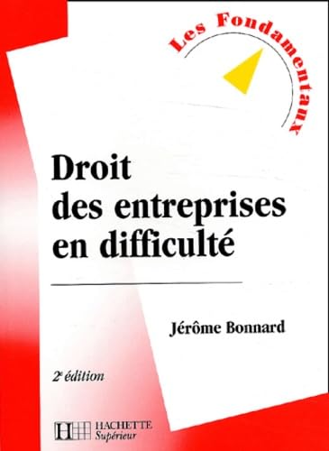 Droit des entreprises en diffulté 2003