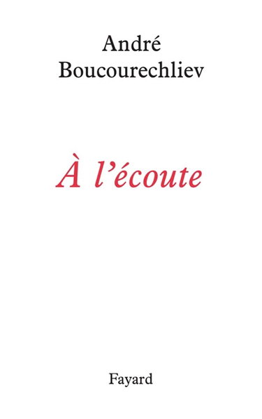 Couverture de A l'écoute