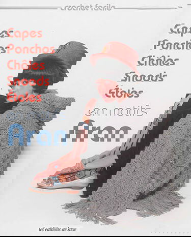 Capes, ponchos, châles, snoods, étoles en motifs Aran