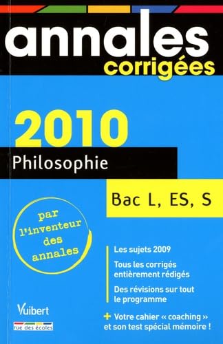 Philosophie : bac séries L, ES, S