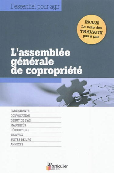 L'assemblée générale de copropriété