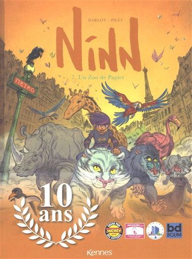 Couverture de Ninn. Vol. 7. Un zoo de papier