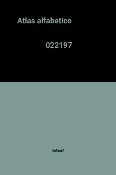 Atlas alfabetico 022197
