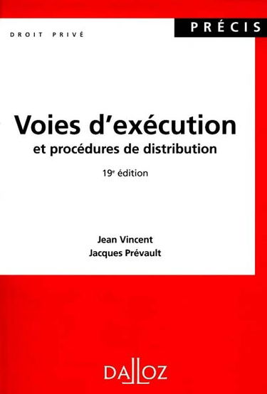Voies d'exécution et procédures de distribution