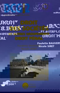 DCG. Vol. 2. Droit des sociétés et autres groupements, droit pénal : manuel et applications