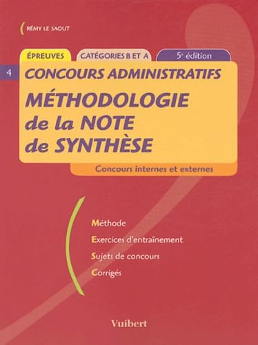 Méthodologie de la note de synthèse