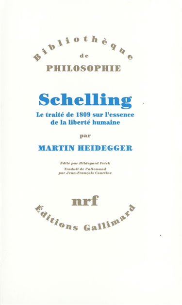Schelling : le traité de 1809 sur l'essence de la liberté humaine
