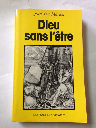Dieu sans l'être : théologiques