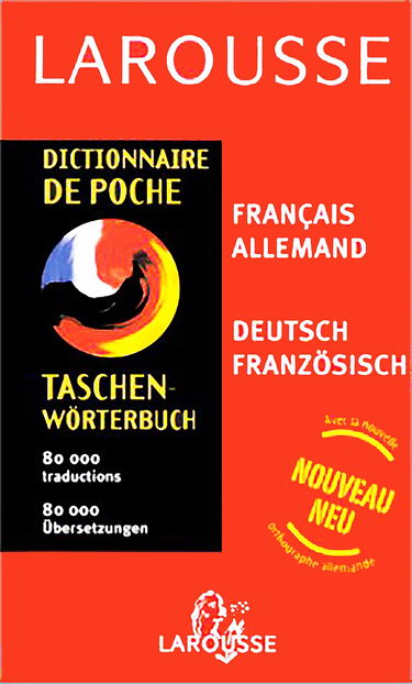 Dictionnaire de poche : Allemand/français, français/allemand