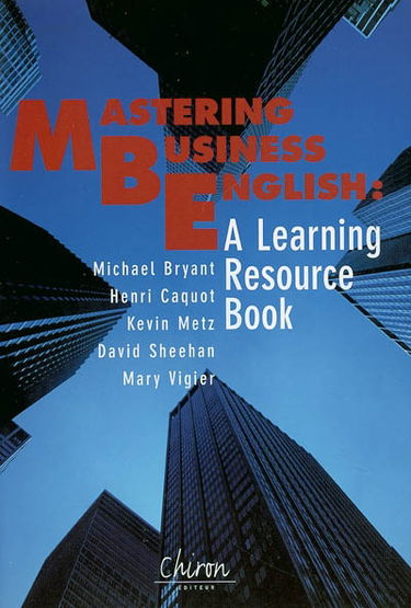 Mastering business english : a learning resource book