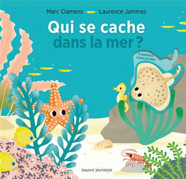 Couverture de Qui se cache dans la mer ? par Marc Clamens