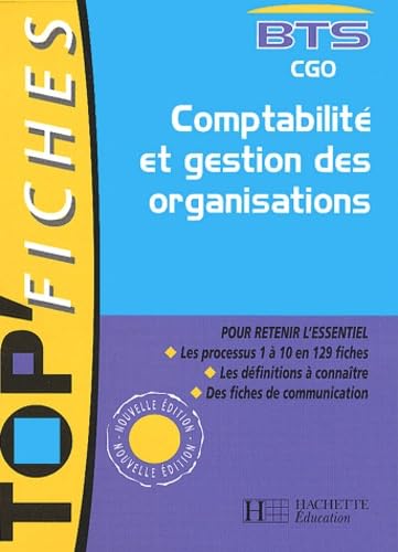 Comptabilite Et Gestion Des Organisations Bts Cgo