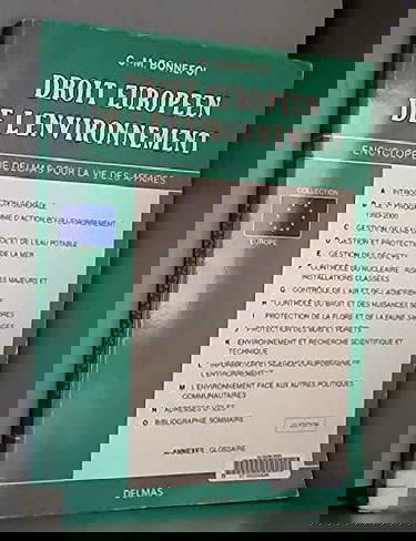 Droit européen de l'environnement