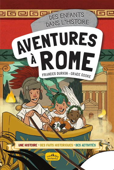 Couverture de Des enfants dans l'histoire. Aventures à Rome