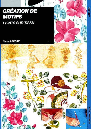 Créations de motifs peints sur tissus