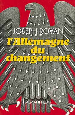 Couverture de L'Allemagne du changement par Joseph Rovan