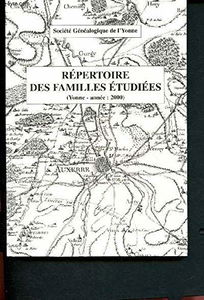Répertoire des familles étudiées