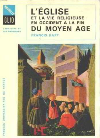 Couverture de L'eglise et la vie religieuse en occident a la fin du moyen age