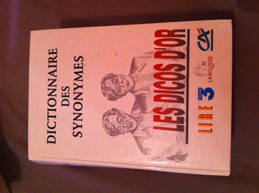 Couverture de Dictionnaire des synonymes - Les dicos d'or