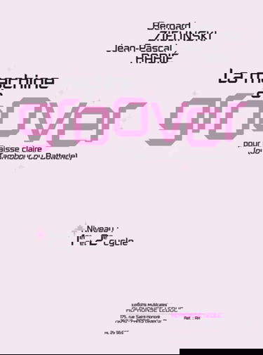 Bernard & jean-pascal zielinski b.& rabie: la machine a groover (percussion solo)