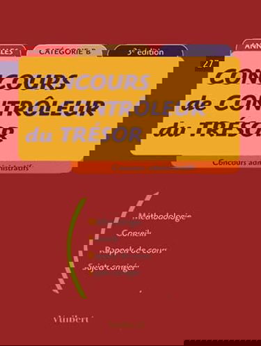 Concours de contrôleur du trésor: Annales, Catégorie B