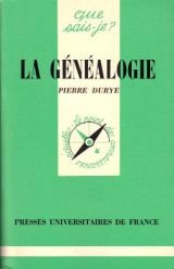 Couverture de La Généalogie (Que sais-je)